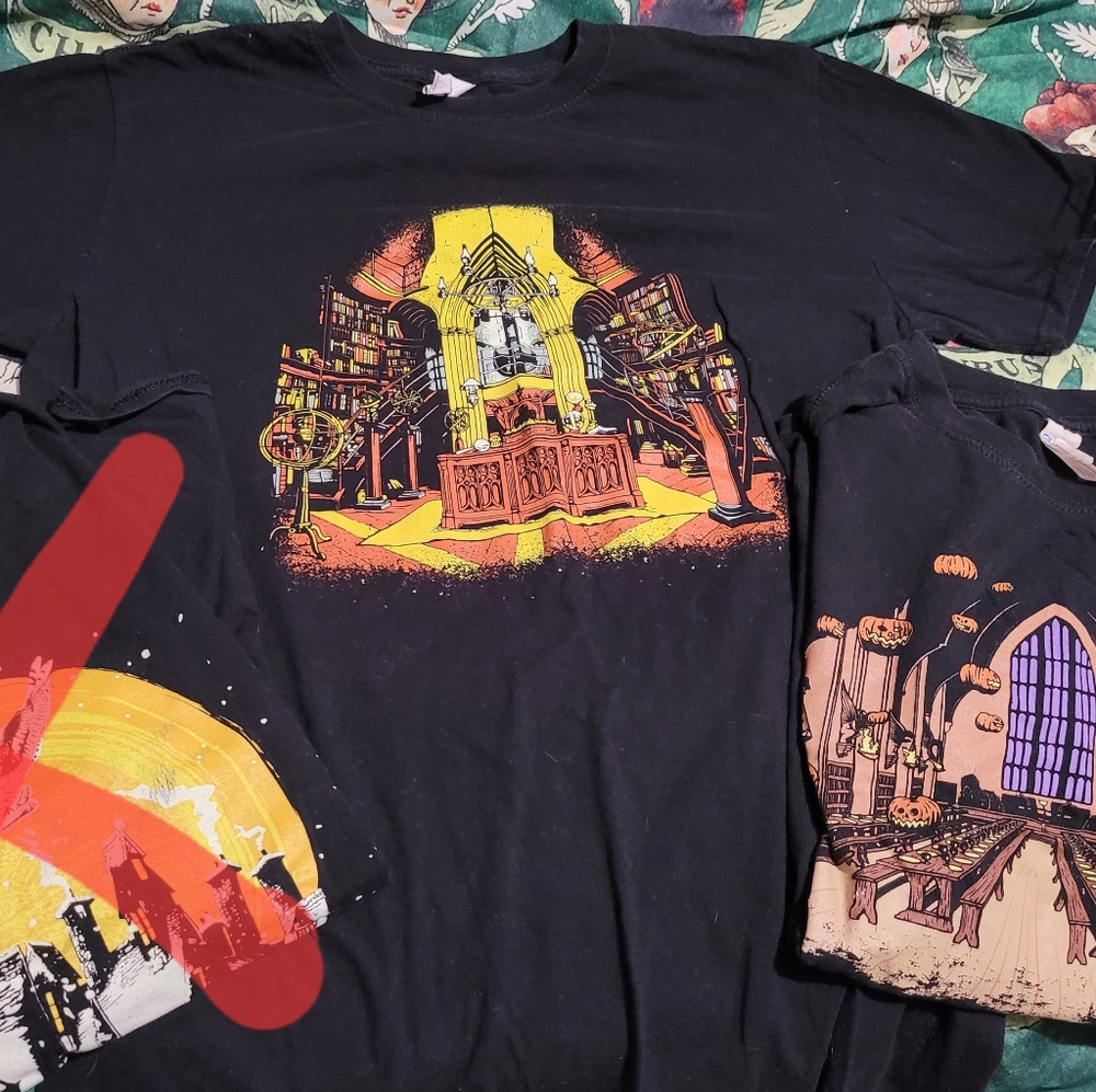 2 unisex large Harry Potter t-shirts